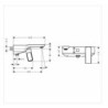 Vanová baterie Hansgrohe Axor Urquiola bez sprchového setu 150 mm chrom 11420000