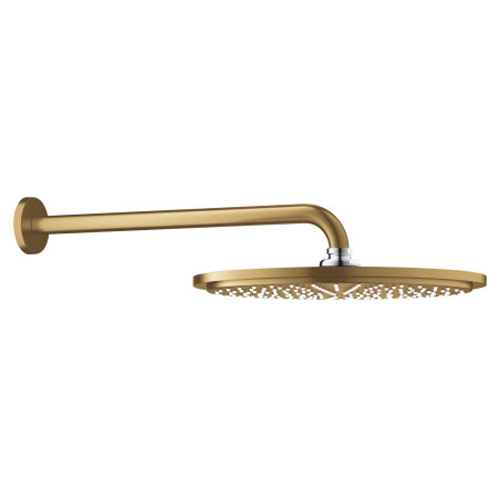 Hlavová sprcha GROHE Rainshower Cosmopolitan Metal včetně sprchového ramena Brushed Cool Sunrise 26066GN0