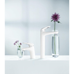 Vysoká umyvadlová baterie GROHE Eurostyle New bez výpusti Moon White / chrom 23570LS3
