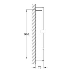 Sprchová tyč GROHE Euphoria Cube chrom 27841000
