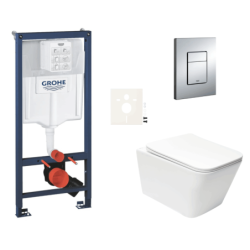 Závěsný wc set do lehkých stěn / předstěnová montáž Swiss Aqua Technologies Infinitio SIKOGRSIN12E
