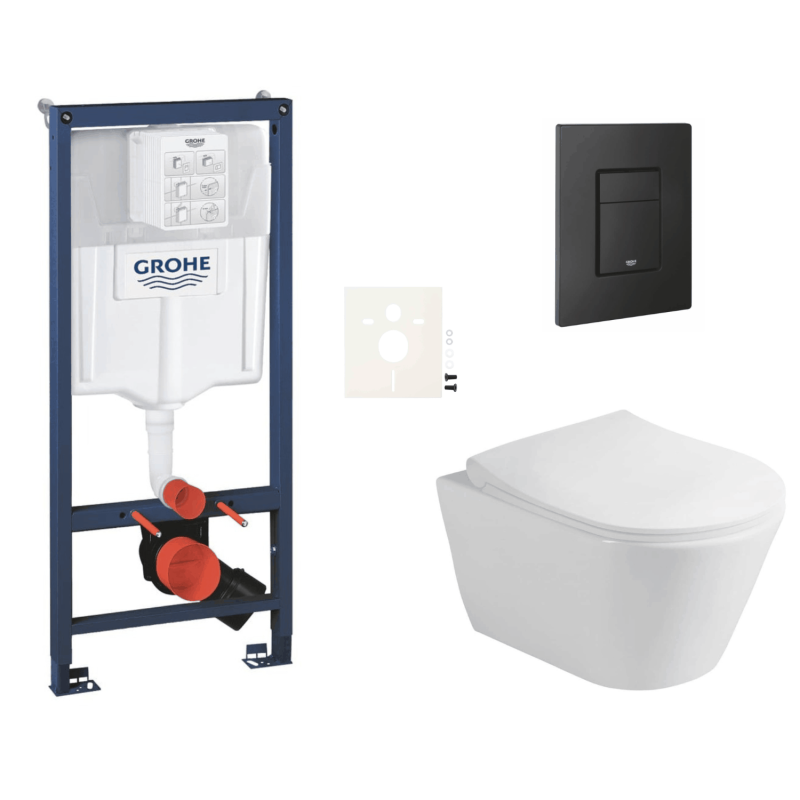 Závěsný wc set do lehkých stěn / předstěnová montáž Glacera Ava SIKOGRSAVAEKF0