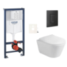 Závěsný wc set do lehkých stěn / předstěnová montáž Glacera Ava SIKOGRSAVAEKF0