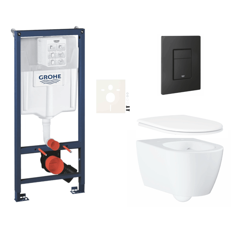 Závěsný wc set do lehkých stěn / předstěnová montáž GROHE Essence SIKOGRSESEKF0