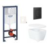 Závěsný wc set do lehkých stěn / předstěnová montáž GROHE Essence SIKOGRSESEKF0