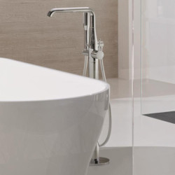 Vanová baterie GROHE Essence New se sprchovým setem chrom 23491001