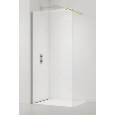 Sprchová zástěna Walk-in 130 cm SAT mosaz SATBWI130PRMO