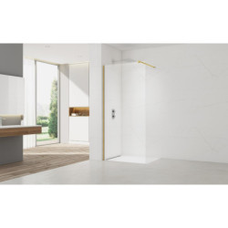 Sprchová zástěna Walk-in 150 cm SAT zlatá lesklá SATBWI150PRZ