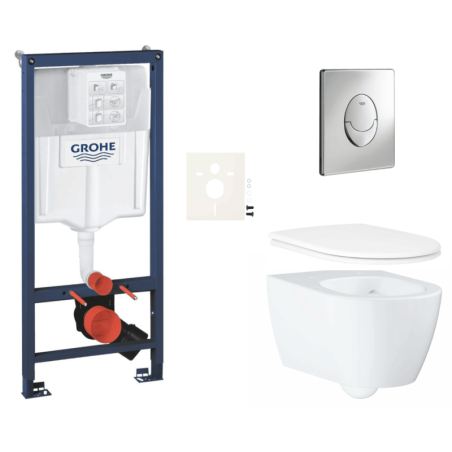 Závěsný wc set do lehkých stěn / předstěnová montáž GROHE Essence SIKOGRSESSA