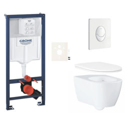 Závěsný wc set do lehkých stěn / předstěnová montáž GROHE Essence SIKOGRSESSASH0