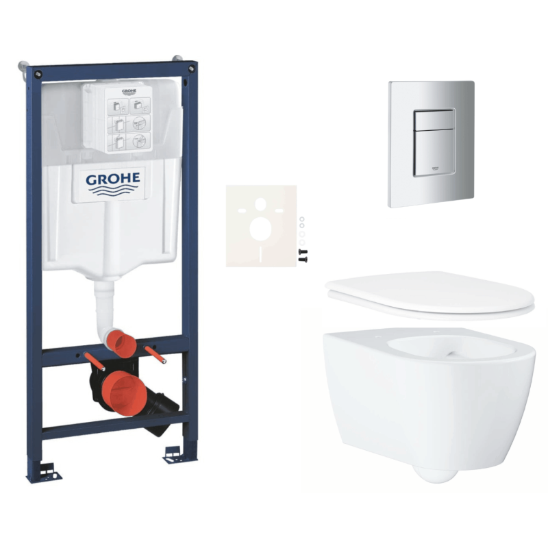 Závěsný wc set do lehkých stěn / předstěnová montáž GROHE Essence SIKOGRSESSCP00
