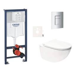 Závěsný wc set do lehkých stěn / předstěnová montáž Swiss Aqua Technologies Infinitio SIKOGRSIN11SCP00