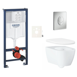 Závěsný wc set do lehkých stěn / předstěnová montáž GROHE Essence SIKOGRSESSAP00