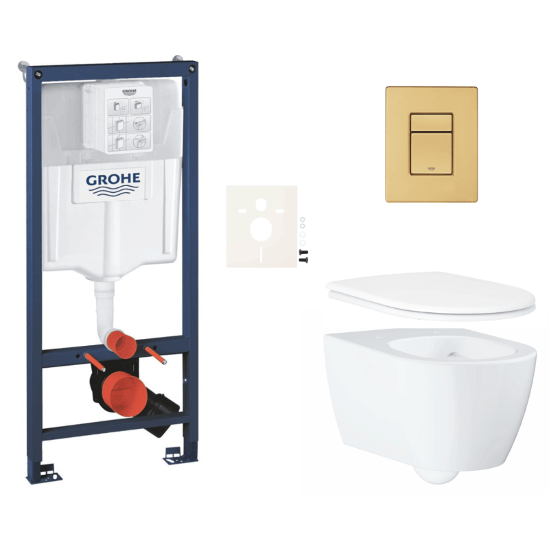 Závěsný wc set do lehkých stěn / předstěnová montáž GROHE Essence SIKOGRSESSCGN0