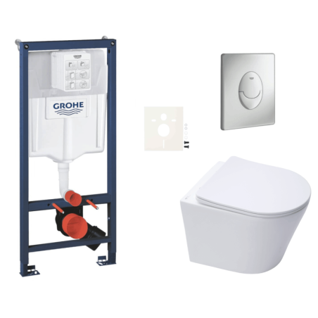 Závěsný wc set do lehkých stěn / předstěnová montáž Swiss Aqua Technologies Infinitio SIKOGRSIN10SAP00