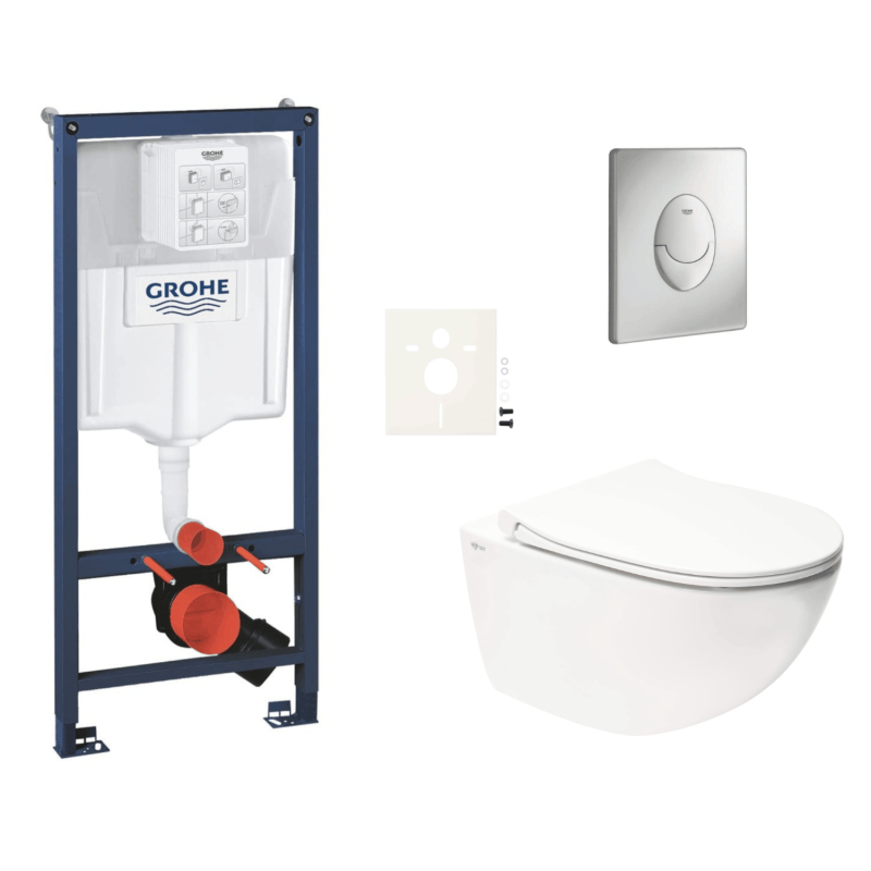 Závěsný wc set do lehkých stěn / předstěnová montáž Swiss Aqua Technologies Infinitio SIKOGRSIN11SAP00
