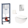 Závěsný wc set do lehkých stěn / předstěnová montáž Swiss Aqua Technologies Infinitio SIKOGRSIN11SAP00