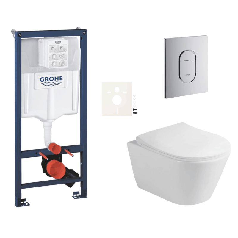 Závěsný wc set do lehkých stěn / předstěnová montáž Glacera Ava SIKOGRSAVAA