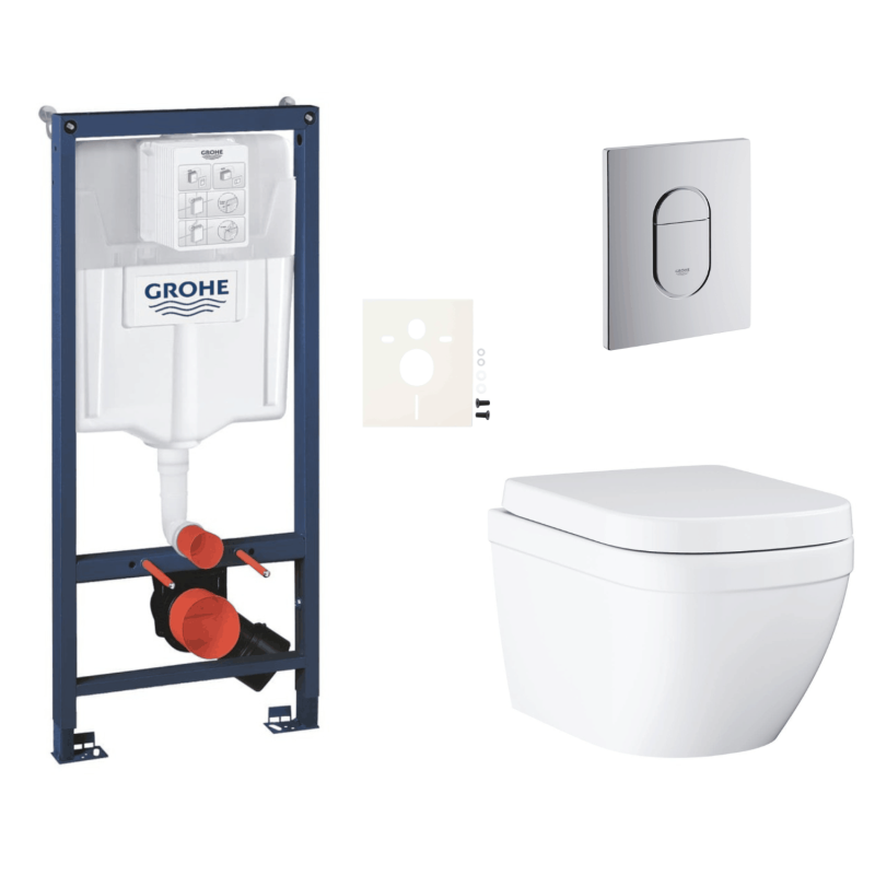 Závěsný wc set do lehkých stěn / předstěnová montáž GROHE Euro Ceramic SIKOGRSEUA