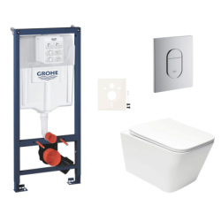 Závěsný wc set do lehkých stěn / předstěnová montáž Swiss Aqua Technologies Infinitio SIKOGRSIN12A