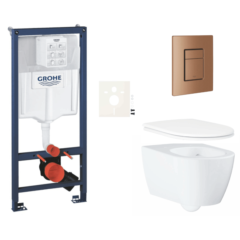 Závěsný wc set do lehkých stěn / předstěnová montáž GROHE Essence SIKOGRSESSCDL0