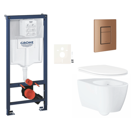Závěsný wc set do lehkých stěn / předstěnová montáž GROHE Essence SIKOGRSESSCDL0