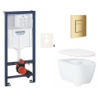 Závěsný wc set do lehkých stěn / předstěnová montáž GROHE Essence SIKOGRSESSCGL0