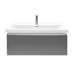 Koupelnová skříňka s umyvadlem a baterií SAT Feel 80x30x44,8 cm antracit mat SATFEEL80ANTU4BA