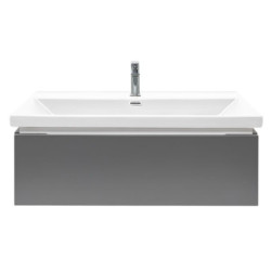 Koupelnová skříňka s umyvadlem a baterií SAT Feel 100x30x44,8 cm antracit mat SATFEEL100ANTU4BA