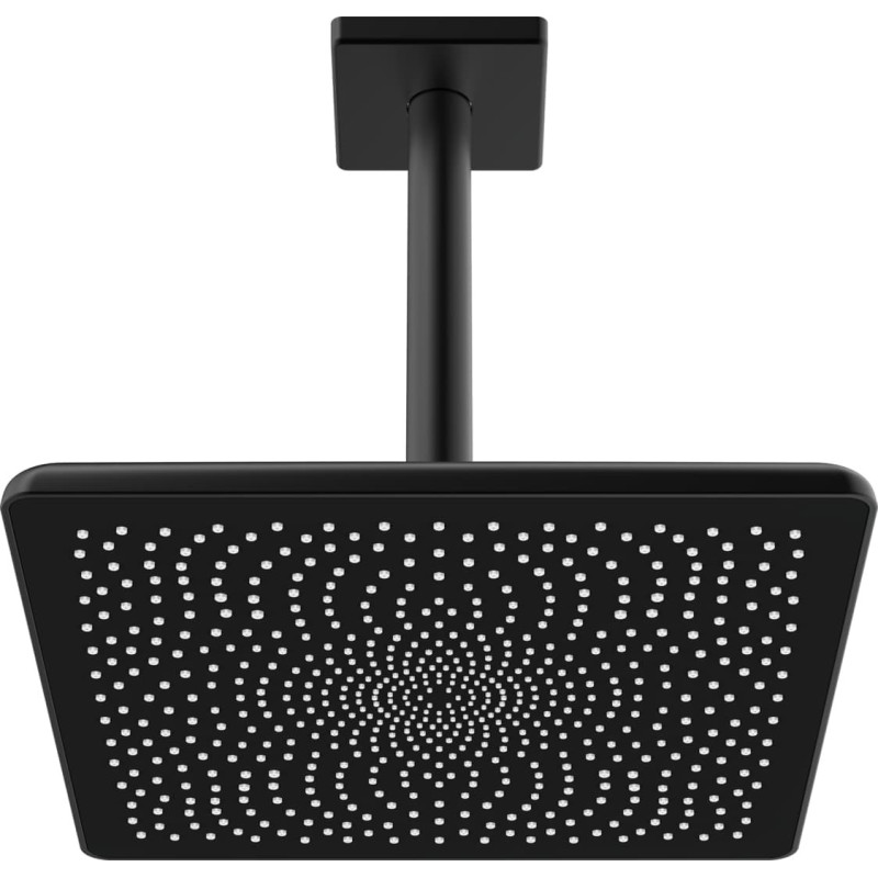 Hlavová sprcha Hansa Aurelia na strop včetně sprchového ramena černá matná 4727034033