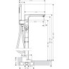 Vanová baterie Hansgrohe Axor Urquiola se sprchovým setem chrom 11422000