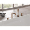 Vanová baterie GROHE Essence New s vanovým setem Brushed Warm Sunset 19578DL1