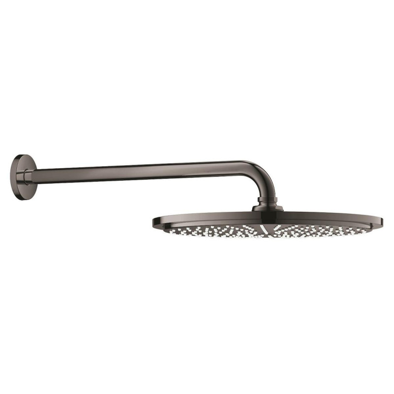 Hlavová sprcha GROHE Rainshower Cosmopolitan Metal včetně sprchového ramena Hard Graphite 26066A00