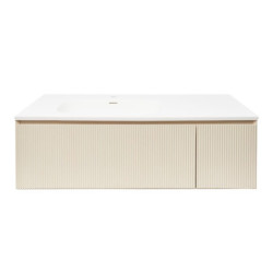 Koupelnová skříňka s umyvadlem Naturel Austen 120x35x52 cm beige mat Naturel Austen120BG