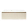 Koupelnová skříňka s umyvadlem Naturel Austen 120x35x52 cm beige mat Naturel Austen120BG