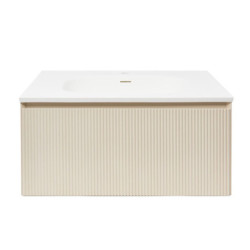 Koupelnová skříňka s umyvadlem Naturel Austen 80x35x52 cm beige mat Naturel Austen80BG