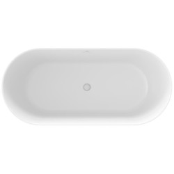 Volně stojící vana Ravak Freedom O Tec 170x77 cm akrylát levá i pravá Smoke Grey / bílá CD31500000