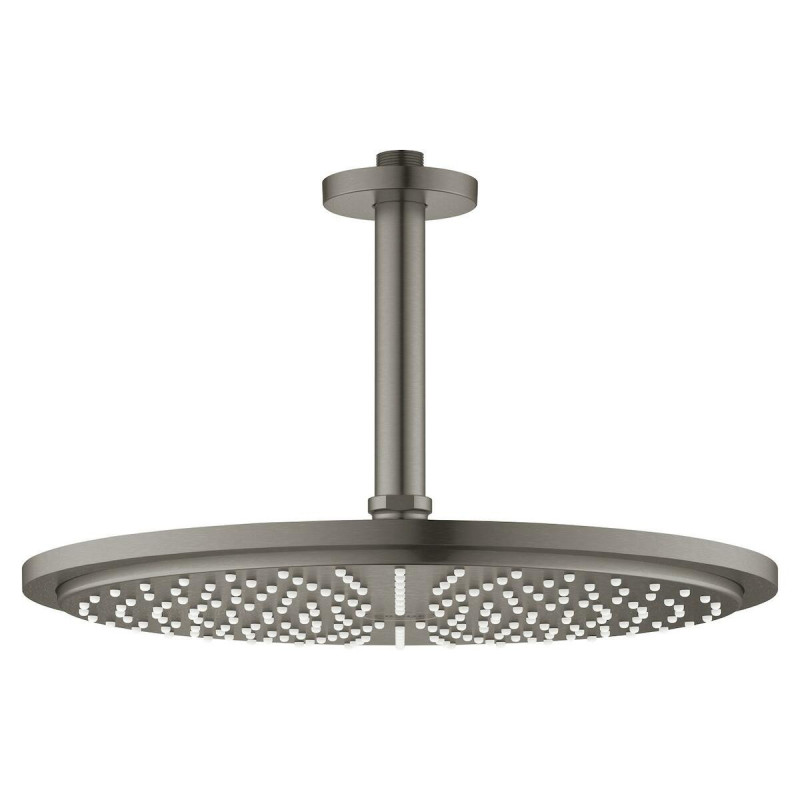 Hlavová sprcha GROHE Rainshower Cosmopolitan Metal včetně sprchového ramena Brushed Hard Graphite 26067AL0
