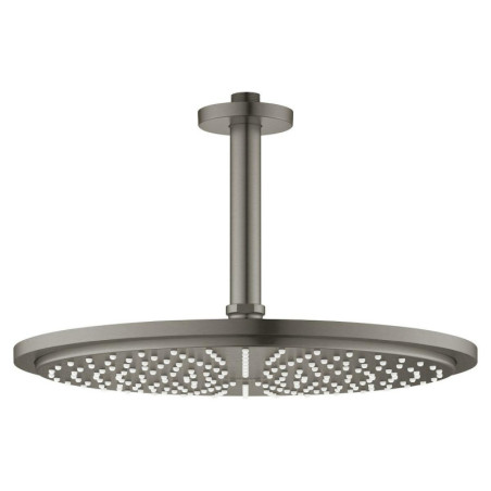 Hlavová sprcha GROHE Rainshower Cosmopolitan Metal včetně sprchového ramena Brushed Hard Graphite 26067AL0