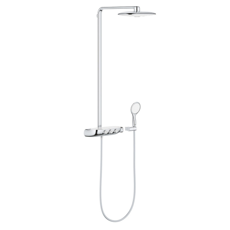 Sprchový systém GROHE Rainshower SmartControl s termostatickou baterií Moon White, Yang White 26250LS0