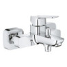 Vanová baterie GROHE Cubeo bez sprchového setu 150 mm chrom 1018130000