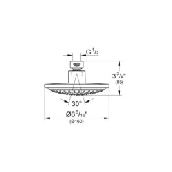 Hlavová sprcha GROHE Euphoria Cosmopolitan chrom 28233000