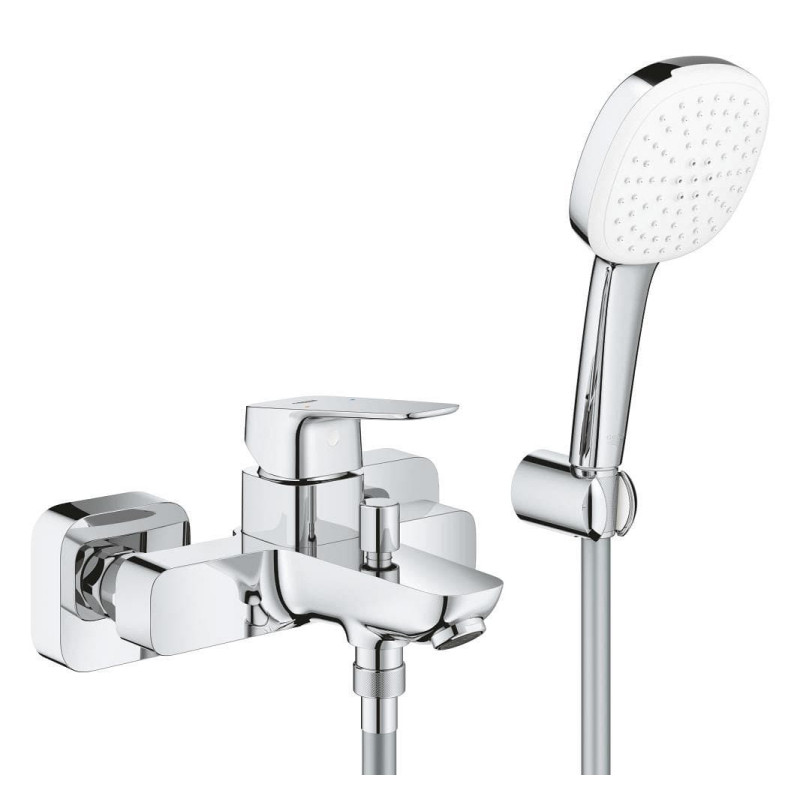 Vanová baterie GROHE Cubeo se sprchovým setem 150 mm chrom 1018140000