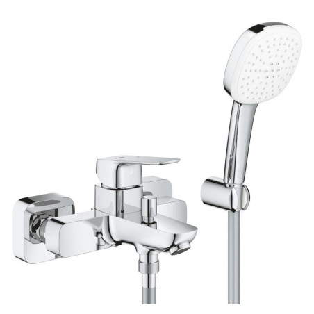 Vanová baterie GROHE Cubeo se sprchovým setem 150 mm chrom 1018140000