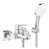 Vanová baterie GROHE Cubeo se sprchovým setem 150 mm chrom 1018140000