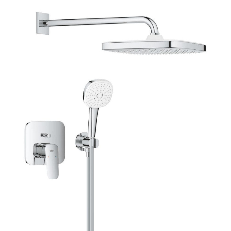 Sprchový systém GROHE Cubeo bez podomítkového tělesa chrom 1053360000