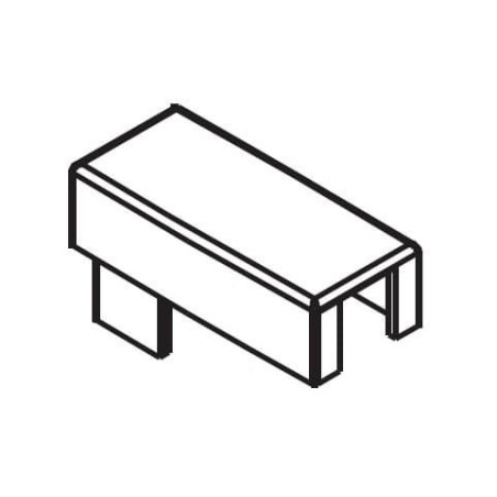 Náhradní díl krytka na profil SAT chrom NDSATFUDP4