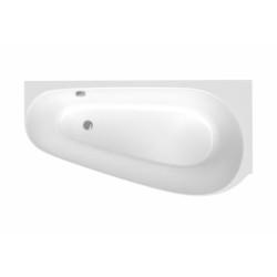 Volně stojící vana SAT Villa 165x84 cm litý mramor pravá SATVI1650P