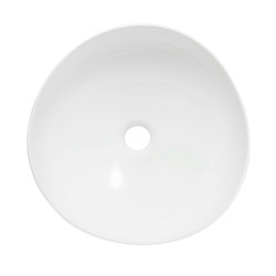 Umyvadlo na desku SAT Feel 38x38 cm bez otvoru na baterii SATUMFEEL3838