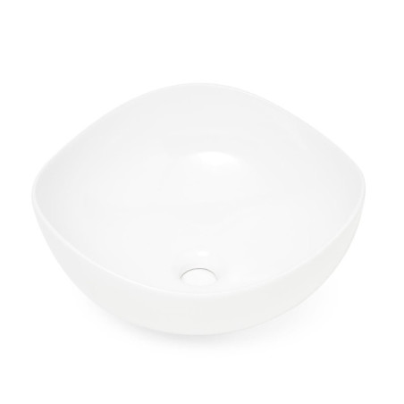 Umyvadlo na desku SAT Feel 38x38 cm bez otvoru na baterii SATUMFEEL3838